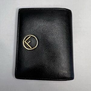 FENDI Compact‎ Wallet Bifold Leather Wallet